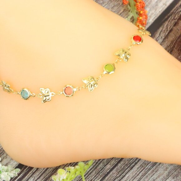 "Elegant Handmade Anklet – Delicate Jewelry for Women, MAR091568 - Picture 3 of 10